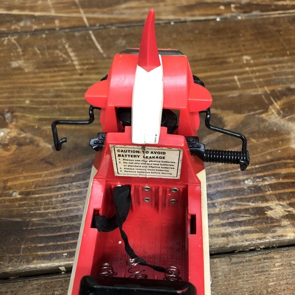 Vintage Mighty Morphin Power Rangers Remote Control Thunder Bike. No Remote. Red - Picture 5 of 10